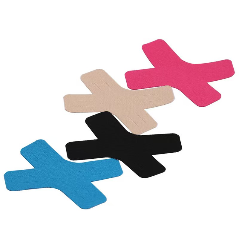 Esileikattu kinesioteippi olkapäälle