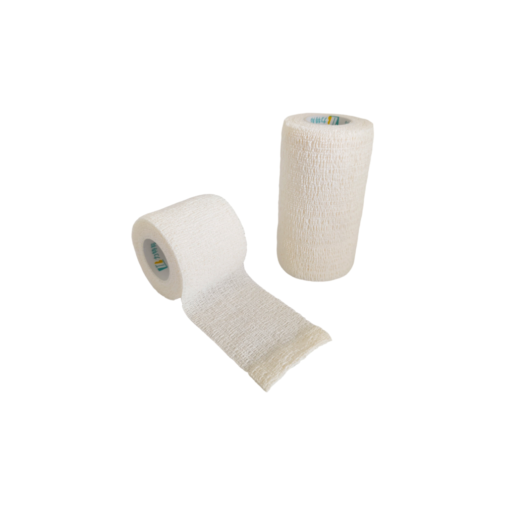 Yhtenäinen elastinen side 2 kerrosta nonwoven plus sideharsoa